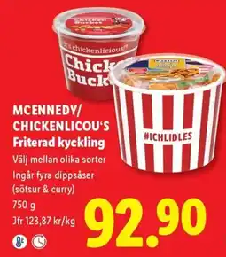 Lidl McKennedy/Chickenlicious friterad kyckling erbjuda
