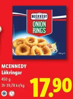 Lidl Mcennedy lökringar erbjuda