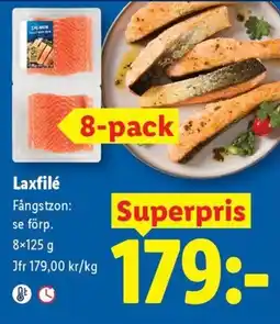 Lidl Laxfilé erbjuda