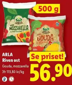 Lidl Arla Riven ost erbjuda