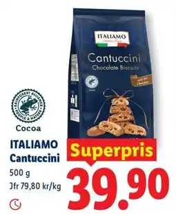 Lidl Italiamo cantuccini erbjuda