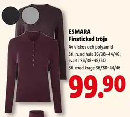 Lidl Esmara finstickad tröja erbjuda