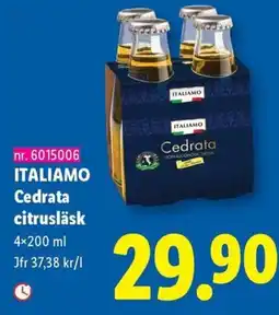 Lidl Italiamo cedrata citrusläsk erbjuda
