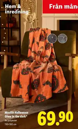 Lidl Mysfilt Halloween Glow in the dark* erbjuda