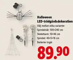 Lidl Halloween LED-trädgårdsdekoration erbjuda