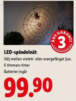 Lidl LED-spindelnät erbjuda