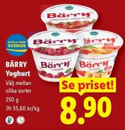 Lidl Bärry Yoghurt erbjuda