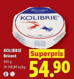 Lidl Kolibrie brieost erbjuda