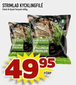 Din Mat Chick N Quick strimlad kycklingfilé erbjuda
