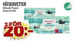 Din Mat Eldorado våtservetter erbjuda
