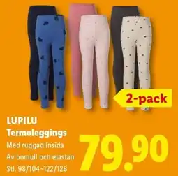 Lidl Lupilu Termoleggings erbjuda
