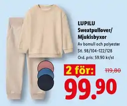 Lidl Lupilu Sweatpullover/Mjukisbyxor erbjuda