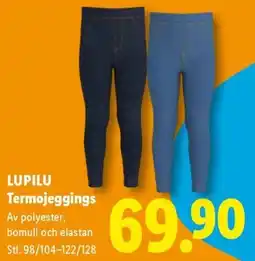 Lidl Lupilu Termojeggings erbjuda