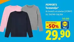 Lidl Pepperts termotröja erbjuda