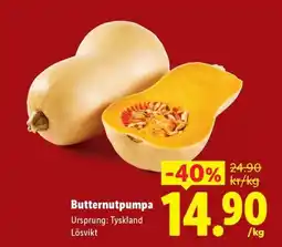 Lidl Butternutpumpa erbjuda
