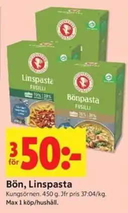 ICA Kvantum Bön, Linspasta erbjuda