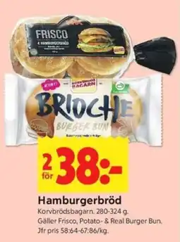 ICA Kvantum Hamburgerbröd erbjuda
