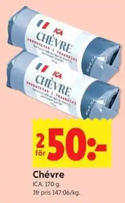 ICA Kvantum Ica chèvre erbjuda