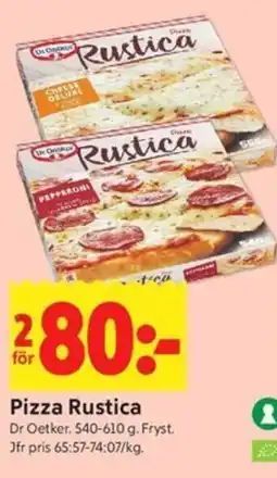 ICA Kvantum Dr Oetker Pizza Rustica erbjuda