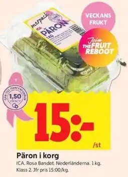 ICA Kvantum Päron i korg erbjuda