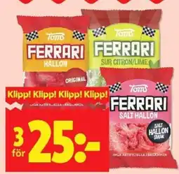 ICA Kvantum Toms Ferrari Hallon erbjuda