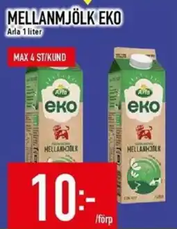 Matdax Arla mellanmjölk erbjuda
