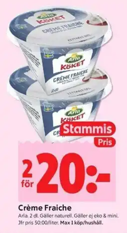 ICA Kvantum Arla Crème Fraiche erbjuda