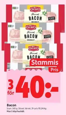 ICA Kvantum Scan Bacon erbjuda