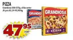 Matdax Grandiosa pizza erbjuda