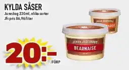 Matdax Johan Jureskogs kyllda såser erbjuda
