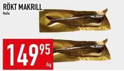 Matdax Rafa rökt makrill erbjuda
