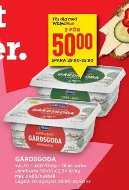 Willys Valio Gårdsgoda erbjuda