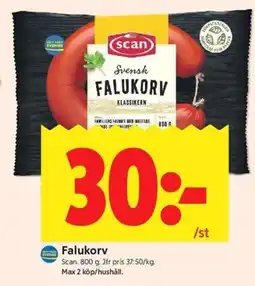ICA Kvantum Scan Falukorv erbjuda