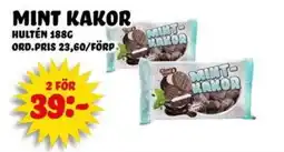 Nelins Hultén mint kakor erbjuda