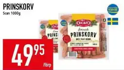 Matdax Scan prinskorv erbjuda