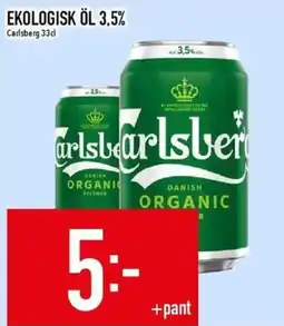 Matdax Carlsberg organic pilsner erbjuda