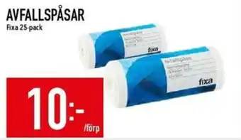 Matdax Fixa avfallspåsar erbjuda