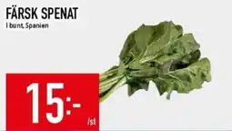 Matdax Färsk spenat erbjuda