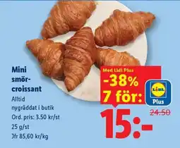 Lidl Lidl mini smör-croissant erbjuda