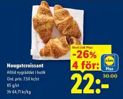 Lidl Lidl Nougatcroissant erbjuda