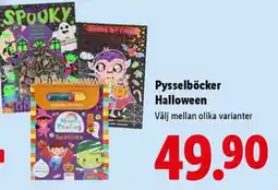 Lidl Pysselböcker Halloween erbjuda