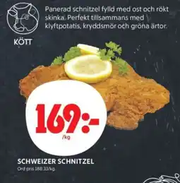 ICA Kvantum Kött schweizer schnitzel erbjuda