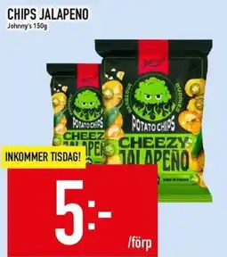 Matdax Johnny's chips jalapeno erbjuda