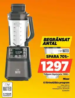 Power Chef Matteo Mixer erbjuda