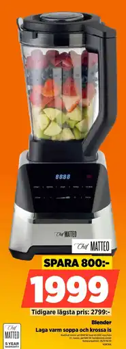 Power Chef Matteo Blender erbjuda