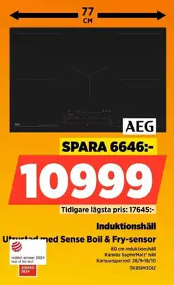 Power Aeg induktionshäll erbjuda