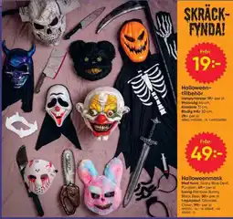 DollarStore Halloween-tillbehör erbjuda
