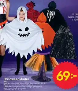 DollarStore Halloweenkläder Barn erbjuda