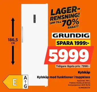 Power Grundig kylskåp erbjuda