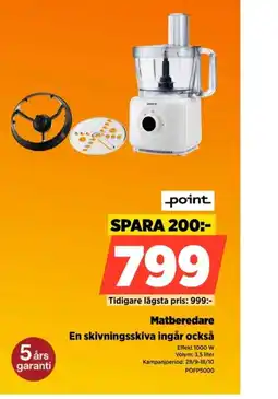 Power Point matberedare erbjuda
